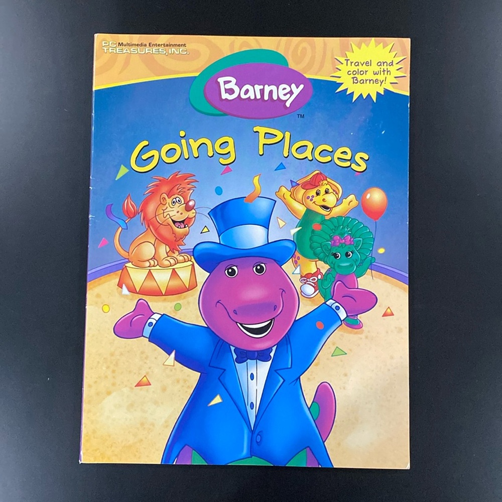 Barney: Going Places - Colouring Book